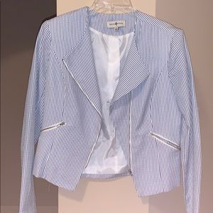 Light blue & white blazer